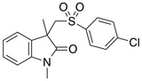 3-(((4-氯苯基)磺酰基)甲基)-1,3-二甲基吲哚啉-2-酮/3-(((4-Chlorophenyl)sulfonyl)methyl)-1,3-dimethylindolin-2-one/ 15