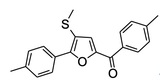 2-对甲苯基-5-对甲苯甲酰基-3-甲硫基呋喃/(4-(methylthio)-5-(p-tolyl)furan-2-yl)(p-tolyl)methanone/ 1859128-87-2/化学当当/