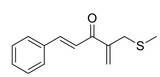 (E)- 4-甲基硫甲基-1-苯戊-1,4-二烯-3-酮/(E)-4-(methylthiomethyl)-1-phenylpenta-1,4-dien-3-one/ 2104090-54-0/化学当