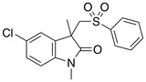 5-氯-1,3-二甲基-3-((苯磺酰基)甲基)吲哚啉-2-酮/5-Chloro-1,3-dimethyl-3-((phenylsulfonyl)methyl)indolin-2-one/ 15884