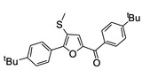 2-对叔丁苯基-5-对叔丁苯甲酰基-3-甲硫基呋喃/(4-(tert-butyl)phenyl)(5-(4-(tert-butyl)phenyl)-4-(methylthio)furan-2-yl)m