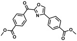 (对乙酰氧基苯基)(4-对乙酰氧基苯基恶唑基)甲基酮/Methyl 4-(2-(4-(methoxycarbonyl)benzoyl) oxazol-4-yl)benzoate/2289714-73-