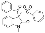 2-((1-甲基-2-氧代-3-((苯磺酰基)甲基)吲哚啉-3-)甲基)吲哚啉-1,3-二酮 /2-((1-Methyl-2-oxo-3-((phenylsulfonyl)methyl)indolin
