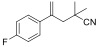 (4-对氟苯基)-2,2-二甲基戊-4-烯腈/(4-fluorophenyl)-2,2-dimethylpent-4-enenitrile/1375414-72-4/化学当当/易物当当