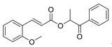 1-oxo-1-phenylpropan-2-yl (E)-3-(2-methoxyphenyl)acrylate/2055970-34-6//化学当当/易物当当