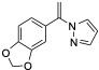 1-[1-(苯并[d][1,3]二氧杂环戊熳-5-基)乙烯基]吡唑/1-(1-(benzo[d][1,3]dioxol-5-yl)vinyl)-1H-pyrazole/2757958-10-2/化学当