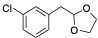 2-(3-氯苯基)-1,3-二氧戊烷/2-(3-chlorobenzyl)-1,3-dioxolane/842123-93-7/化学当当/易物当当